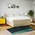 vidaXL Boxspringbett 180 x 200 cm Creme