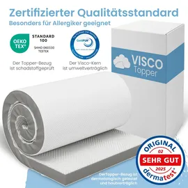 Bestschlaf Visko-Mineralschaum Topper 140 x 200 x 4 cm