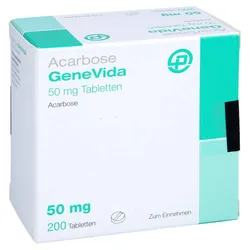 Acarbose Genevida 50 mg Tabletten 200 St