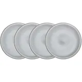 BUTLERS Teller HENLEY 4er-Set in Grau | Gr.: onesize