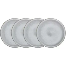 BUTLERS Teller HENLEY 4er-Set in Grau | Gr.: onesize