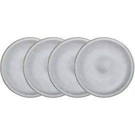 BUTLERS Teller HENLEY 4er-Set in Grau | Gr.: onesize