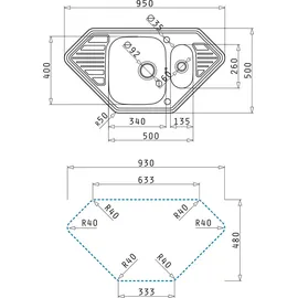 PYRAMIS MEDUSA CORNER 1 1/2B 2D