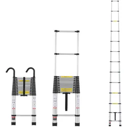VEVOR Teleskopleiter Stehleiter Klappleiter Ausziehleiter Ausziehbar 170kg 5m