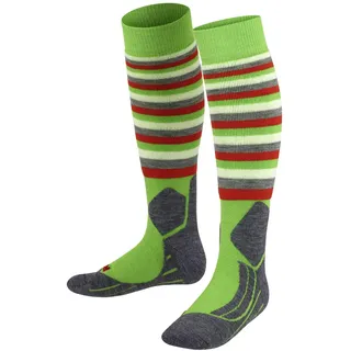 Falke SK2 Stripe Skisocken Kinder vivid/green 31-34