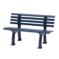 Proregal Gartenbank Antigua | 2-Sitzer | Blau Kunststoff 120x74x54