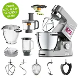 Kenwood Cooking Chef XL Connect KCL95.424SI mit KAH65.000PL & 2ter Kochschüssel
