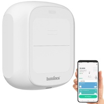 Luminea Home Control Smarte mobile WLAN-Fernbedienung mit 2 Tasten, Licht & Szenen steuern