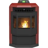 Schenger Pelletofen Hlp3602 Rot 9,3kw A++ Vollautomatisch