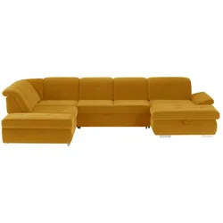 Kollektion Kraft Wohnlandschaft Mikrofaser   ¦ gelb ¦ Maße (cm): B: 371 H: 100 T: 260.0