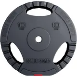 Gorilla Sports Hantelscheibe 10 kg Hantelscheibe schwarz