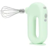 TOPINCN Elektrischer Handmixer, USB Wiederaufladbarer Schneebesen, Kabelloser 4-Stufen-Handmixer, Milchaufschäumer und Schaumbereiter (Grün)