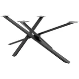 CLP Tischbeine Jimmy schwarz 120x60x72 cm