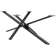 CLP Tischbeine Jimmy schwarz 120x60x72 cm