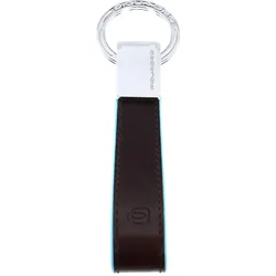 PIQUADRO Blue Square Keychain Mogano