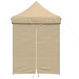 vidaXL Partyzelt Faltbar Pop-Up Beige 200x200x306 cm