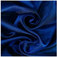 maDDma Stoff Organza Tüll Kostümstoff Chiffon Floristik 1 x 1,4 m Meterware, blau blau