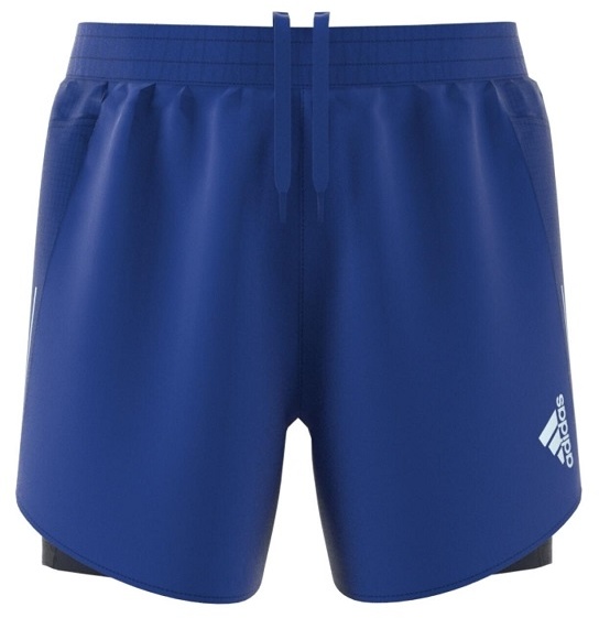 adidas Designed 4 Running Two-in-One Shorts Herren - blau -XS