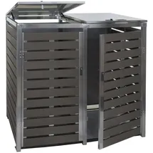 MCW Mülltonnenverkleidung K14 134 x 119 x 84 cm anthrazit