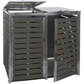 MCW Mülltonnenverkleidung K14 134 x 119 x 84 cm anthrazit