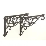 Wandhalter Winkel Regalhalter Set Wandwinkel Gusseisen Blumenampelhalter Halter Regalträger