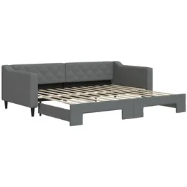vidaXL Tagesbett 90 x 200 cm Dunkelgrau