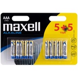 Maxell AAA Micro Alkaline Batterien (5+5 Pack)