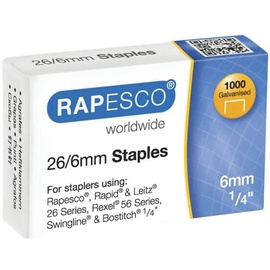 Rapesco S11661Z3 Klammerpack 1000 Heftklammern
