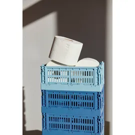 Hay Colour Crate S aus recyceltem Polypropylen in der Farbe Lavender