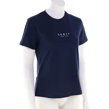 Scott Typo Damen T-Shirt-Dunkel-Blau-M