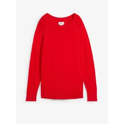 bonprix Bequemer Strickpullover, rot, 40/42 (M)