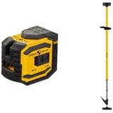 Stabila LAX 300, 5-pcs Kreuzlinienlaser selbstnivellierend Reichweite (max.): 20m