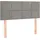 vidaXL Kopfteil Hellgrau 90x5x78/88 cm Samt