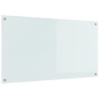 VidaXL Küchenrückwand Weiß 110x60x0,6 cm Hartglas