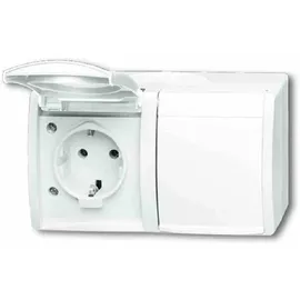 Busch-Jaeger Doppelsteckdose 2-fach Alpinweiß