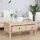 furnicato Klassischer Couchtisch Braun Kiefer 100 x 50 x 40 cm