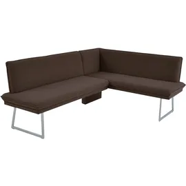 K+W Komfort & Wohnen Eckbank 86x60 cm Flachgewebe Q2 2250 langer Schenkel rechts oder links