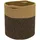 HMF Aufbewahrungskorb 31 x 31 cm 1-tlg. Schwarz-Honig