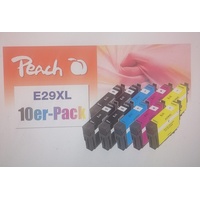 Peach 10er-Pack Tintenpatronen, kompatibel zu Epson No. 29XL