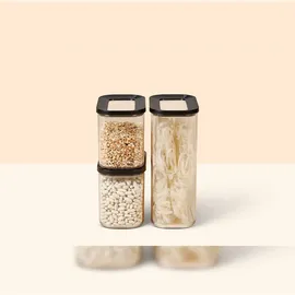 Mepal Modula Vorratsdose schwarz 1500 ml 4-teiliges Set