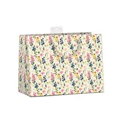 SKORPION Geschenktragetasche Zuckerrohr Blumen 7549-2303-Q 23x32x12cm