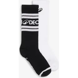 Socken Mid 2er-Pack - schwarz/weiß SCHWARZ|WEISS 39/42