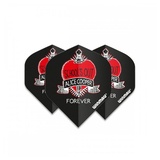 Winmau Rock Legends Alice Cooper Schools Out Rhino Extra Thick Dart Flights - 1 Satz pro Packung (Insgesamt 3 Flüge)