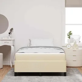 vidaXL Boxspringbett 120 x 200 cm Creme