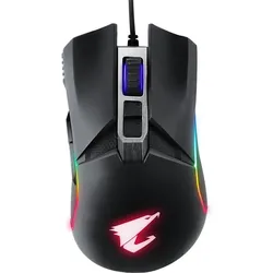 GIGABYTE AORUS M5 kabelgebundene Gaming Maus - mattschwarz
