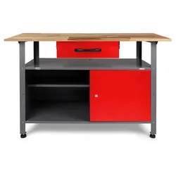 Ondis24 Werkbank »Klaus«, BxHxT: 120 x 85 x 60 cm, Metall - grau
