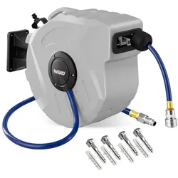 MASKO® Druckluftschlauch Aufroller automatisch 1/4 Anschluss - Schlauchtrommel Wandschlauchhalter Schlauchaufroller Druckluftschlauch-Aufroller Druckluftschlauch-trommel