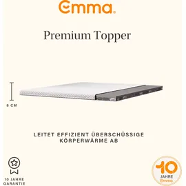 Emma Premium Topper 160 x 200 cm weiß