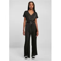 URBAN CLASSICS Satin Wide Overall Black S