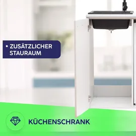 MPM SMK-02 Kühlschrank 100 l 94 cm hoch Weiß/Grau